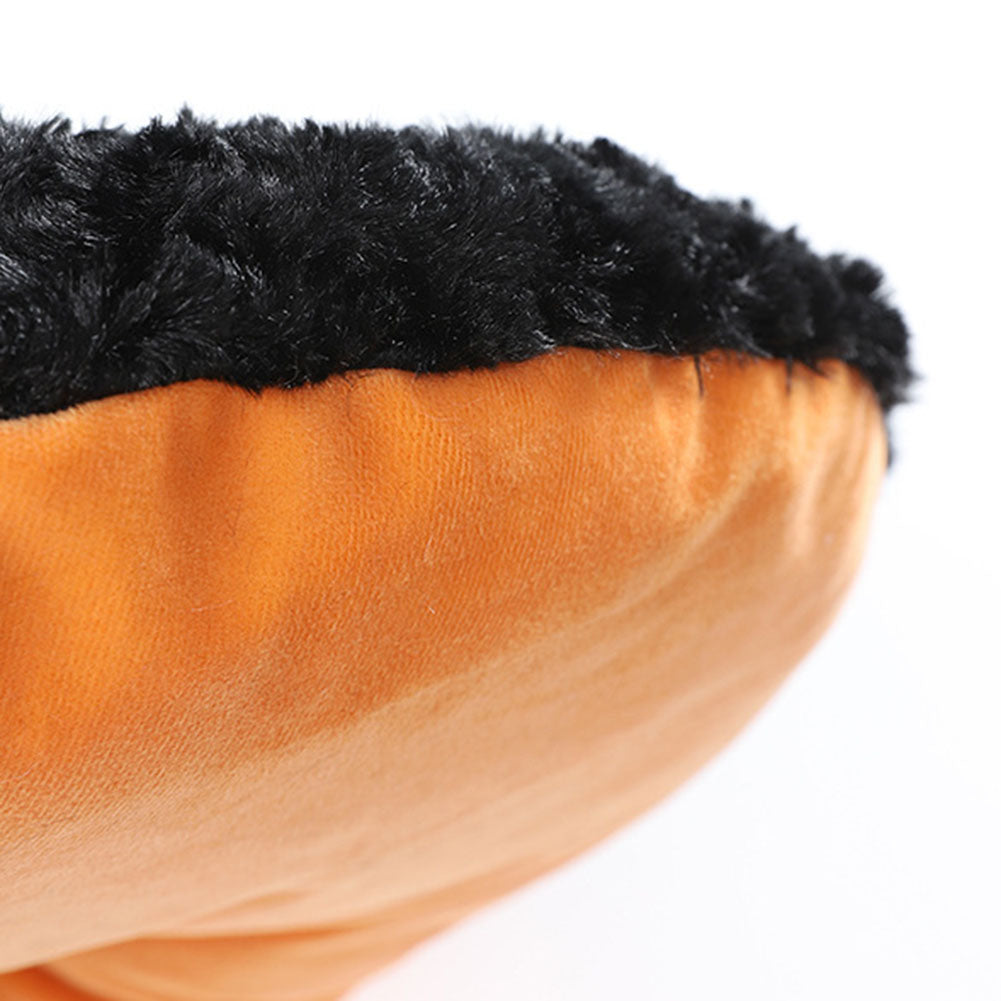Black & Orange Bat House Pet Bed – 43 cm