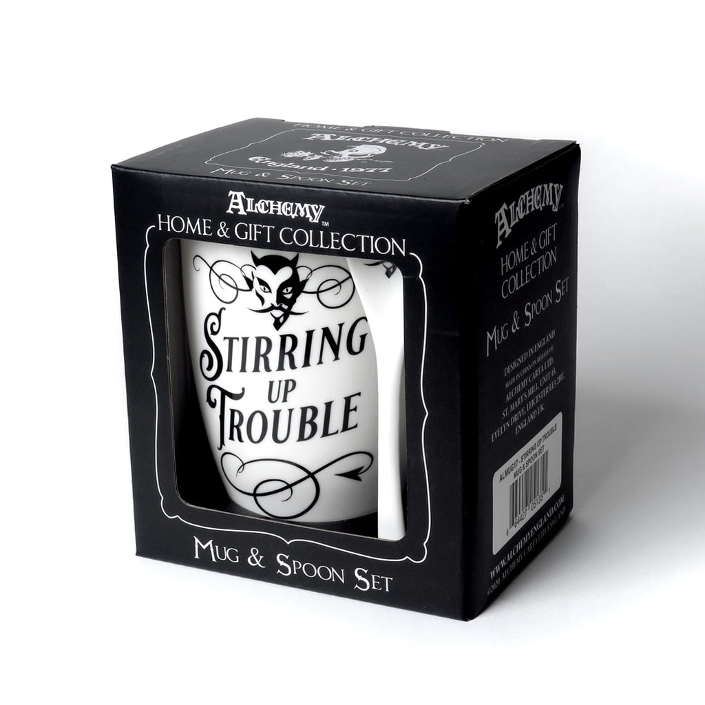 Stirring Up Trouble Mug & Spoon Set – 390 ml