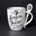 Stirring Up Trouble Mug & Spoon Set – 390 ml