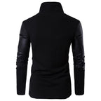Men's Faux Leather Coat-Style Jacket – S–XXL