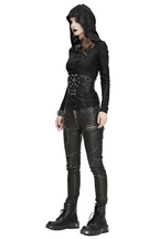 Black Gothic Industrial Waist Cincher