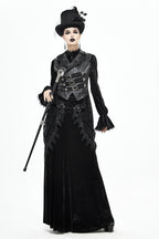 Gothic Dragon Claw Cane with Crystal-Style Globe – 95cm