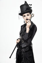 Gothic Dragon Claw Cane with Crystal-Style Globe – 95cm