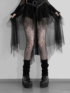 Women's Gothic Mesh Skirt – Black