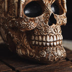 Spider Skull Resin Decoration – 16 cm