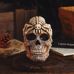 Spider Skull Resin Decoration – 16 cm
