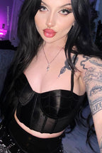 The Black Widow Corset Top – XS–XL