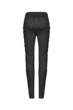 Women's Black Corset-Lace Skinny Jeans – XS–4XL