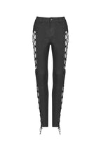Women's Black Corset-Lace Skinny Jeans – XS–4XL