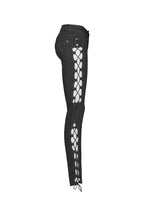 Women's Black Corset-Lace Skinny Jeans – XS–4XL