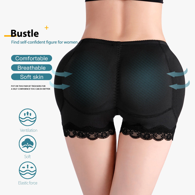 Women's Padded Shaping Underwear – Black & Beige, S–6XL