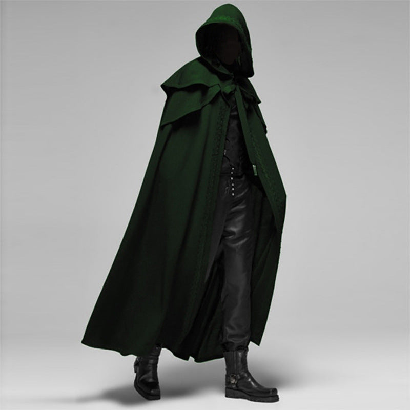 Medieval Gothic Hooded Cloak