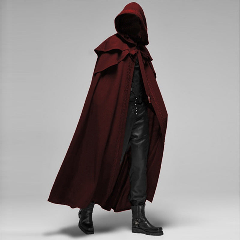 Medieval Gothic Hooded Cloak