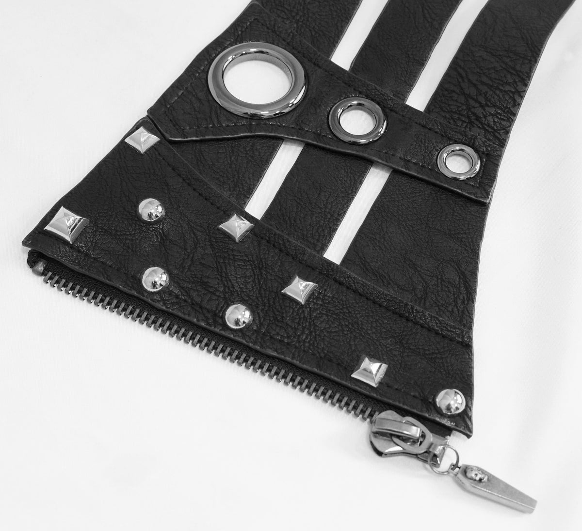Black Gothic Industrial Waist Cincher