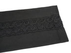 Men's Gothic Vampire Slim Trousers – Velvet Lace Panels