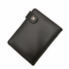 Black Gothic PU Leather Wallet – 12 × 9cm