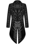 Men's Gothic Tailcoat – Black, Sizes S–4XL