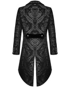 Men's Gothic Tailcoat – Black, Sizes S–4XL
