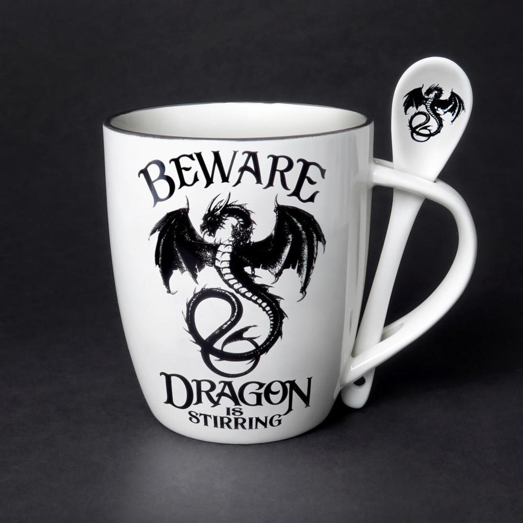 The Dragon Is Stirring Mug & Spoon Set – 390 ml