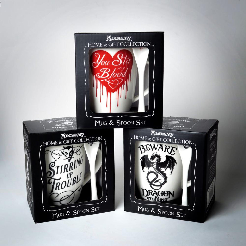 The Dragon Is Stirring Mug & Spoon Set – 390 ml