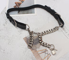 Chain Belt with Padlock – 110 cm