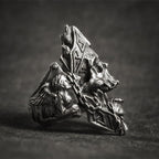 Men's Gothic Ares Warrior Skull Ring – Stainless Steel