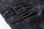 Men's Black Gothic Jeans – Cotton