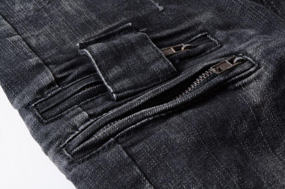 Men's Black Gothic Jeans – Cotton