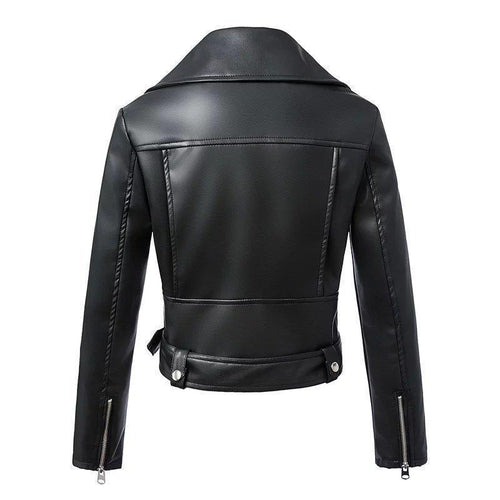 Black Leather Jacket – XS–L
