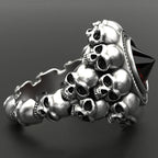 Men's Retro Gothic Skull Ring – Stainless Steel