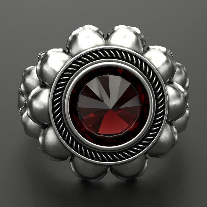 Men's Retro Gothic Skull Ring – Stainless Steel
