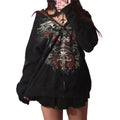 Women's Oversized Skull Hoodie