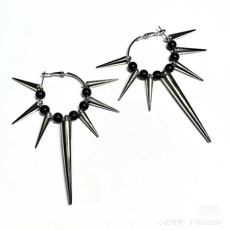 Gothic Punk Earrings – Iron Alloy