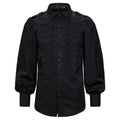 Men's Gothic Shirt – Black, Red & Blue – S–XXL