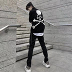 Unisex Skull Knit Sweater