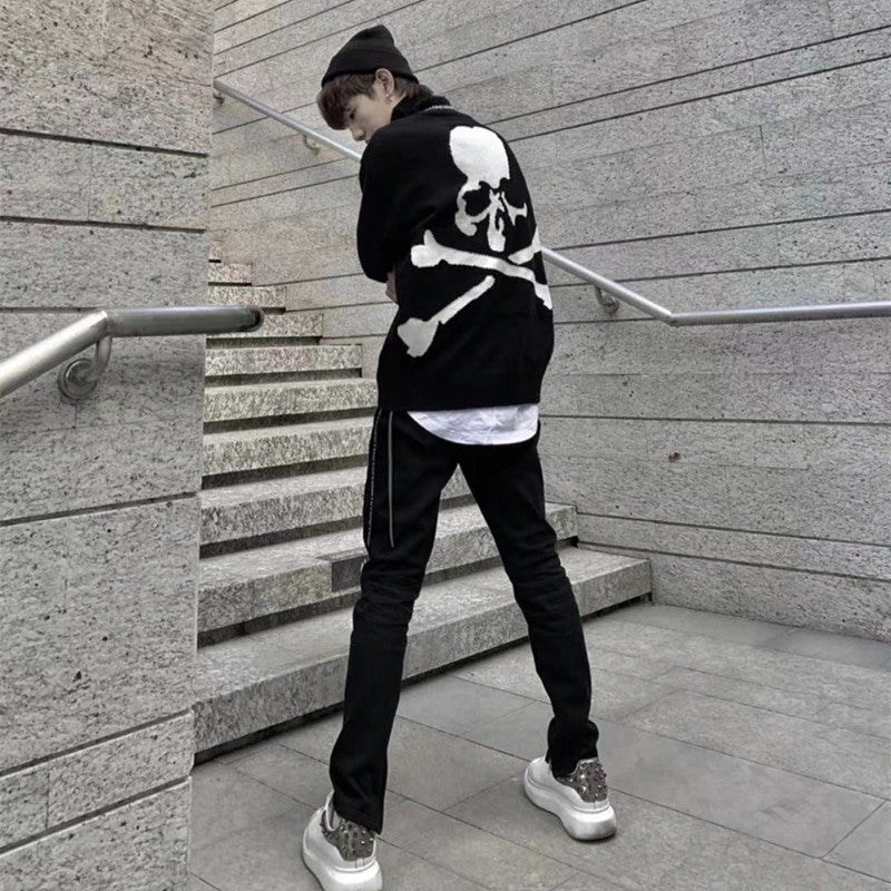 Unisex Skull Knit Sweater