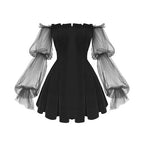 The Bubble Goth Mini Dress