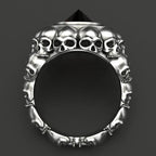 Men's Retro Gothic Skull Ring – Stainless Steel