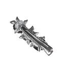 Wild Black Rose Pewter Hair Slide