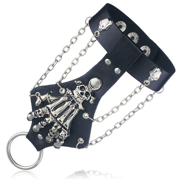 Unisex Skull Glove – PU Leather