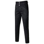 Men's Gothic Victorian Steampunk Trousers – Black