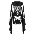 Women's Vintage Skeleton Dress – Long Sleeve