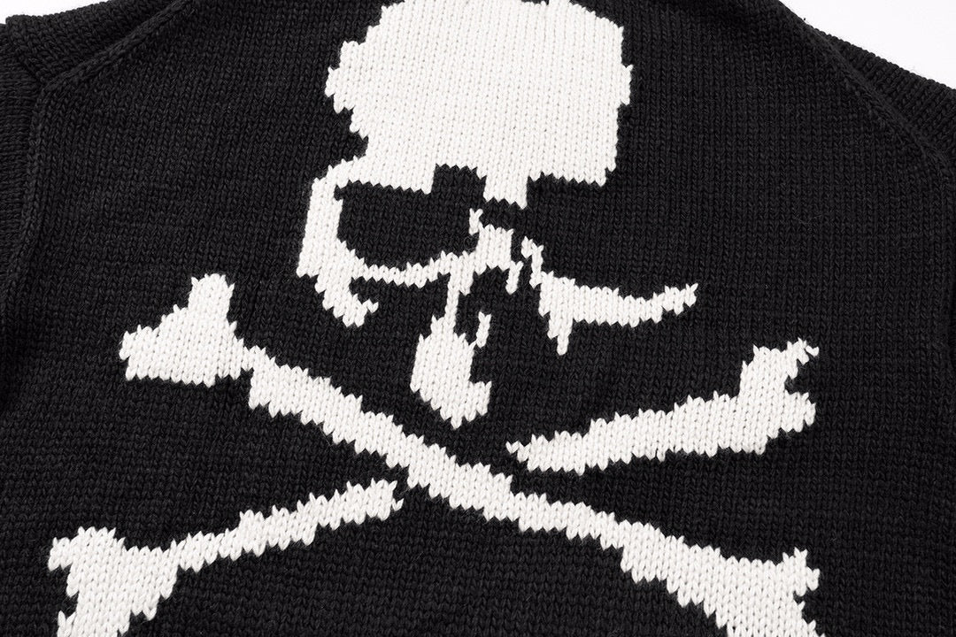 Unisex Skull Knit Sweater