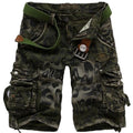 Men's Gothic Camo Shorts – Cotton Blend