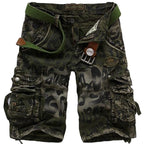 Men's Gothic Camo Shorts – Cotton Blend