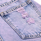 Women's Ripped High-Waist Denim Shorts – S–XL