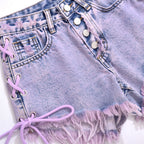 Women's Ripped High-Waist Denim Shorts – S–XL
