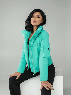 Cropped Puffer Jacket