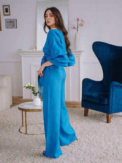 Linen Co-Ord Set with Trousers