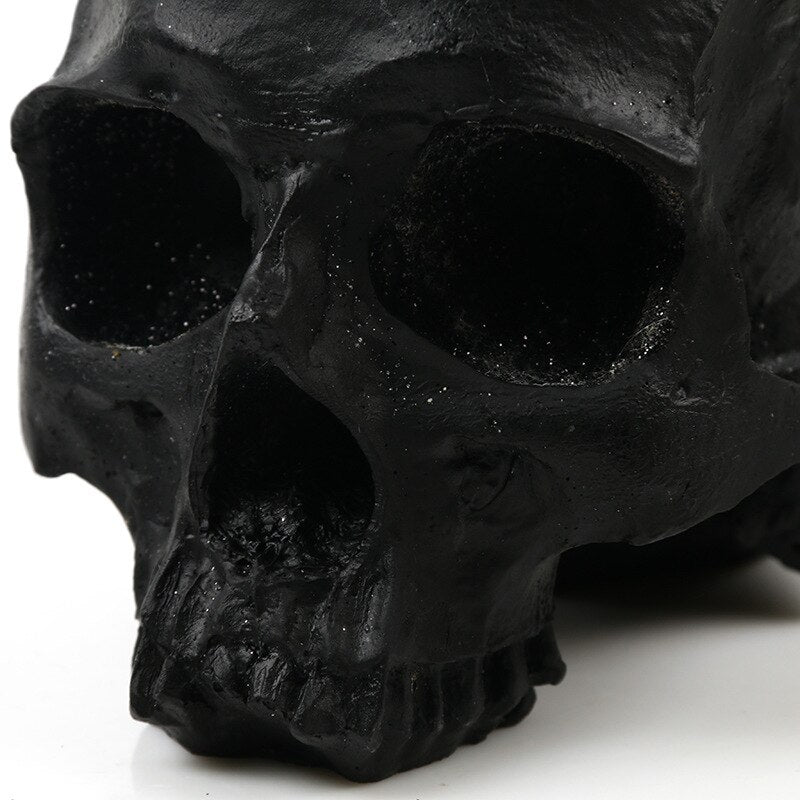 Crowned Skull Resin Decoration – 17 cm